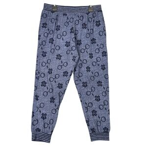 Harry Potter Pajama Pants Wizarding World Glasses‎ Hogwarts Crest Size L Lounge